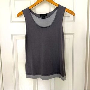 Cable & Gauge Two Tone Silk Shell